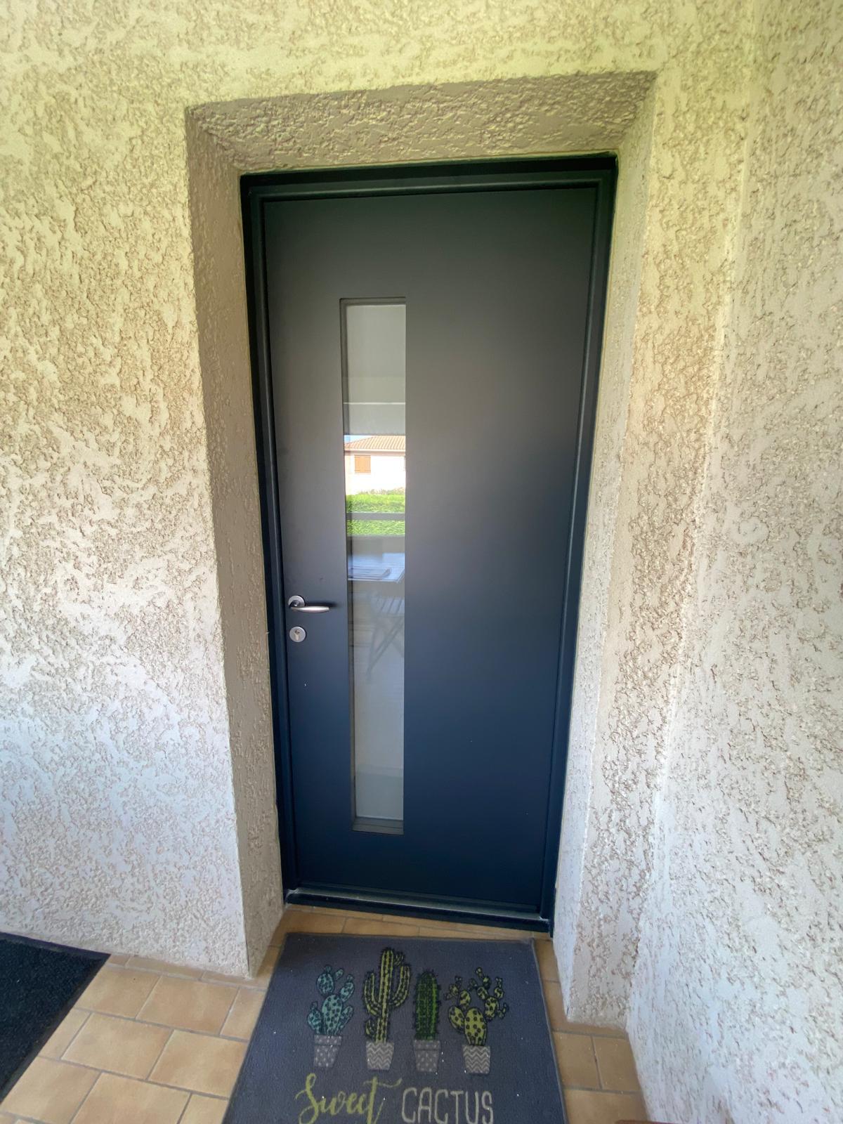 Porte d'entrée aluminium modèle MEXICO 1 | Multibaie