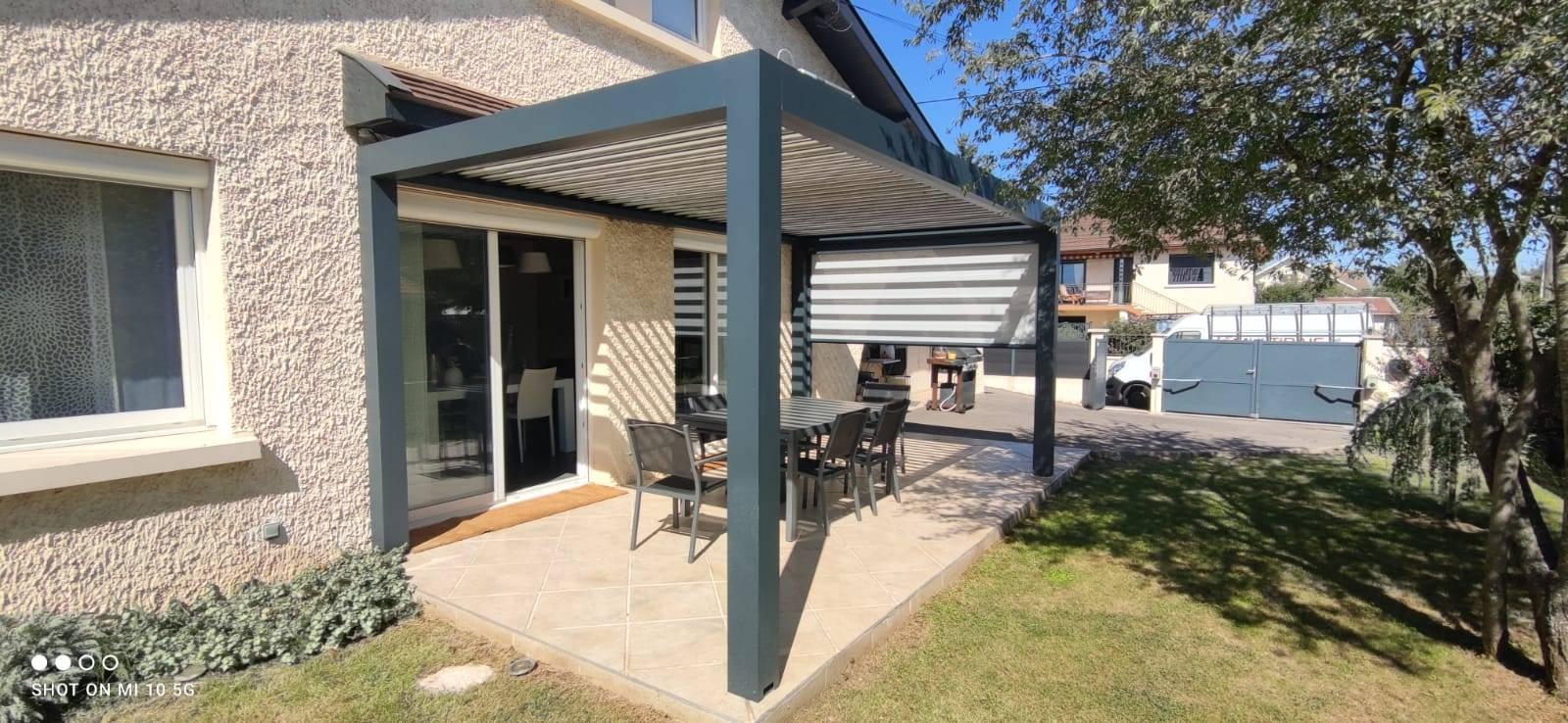 Pergola bioclimatique aluminium Genas | Multibaie