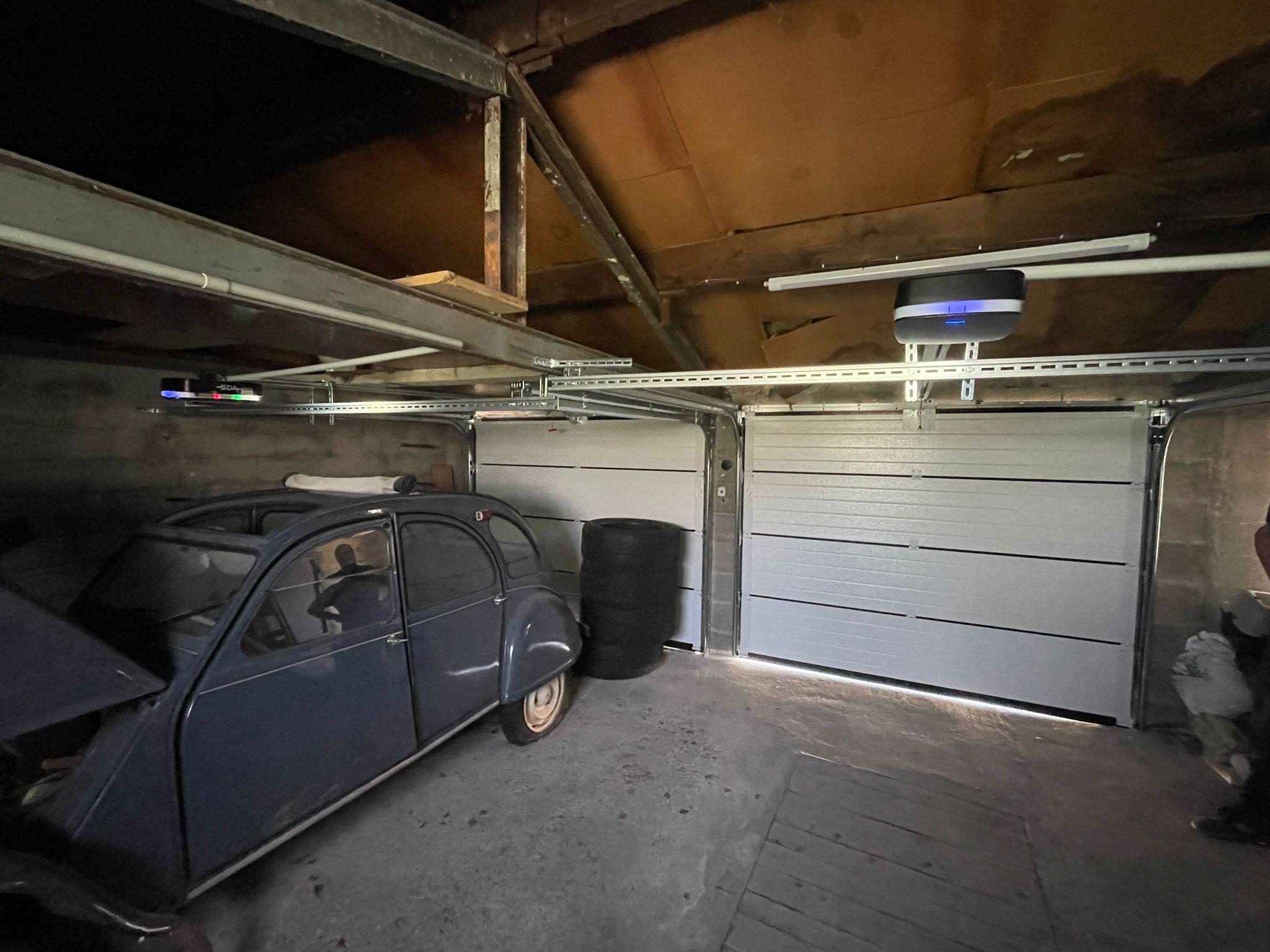 Vue intérieure des portes de garages sectionnelles | Multibaie