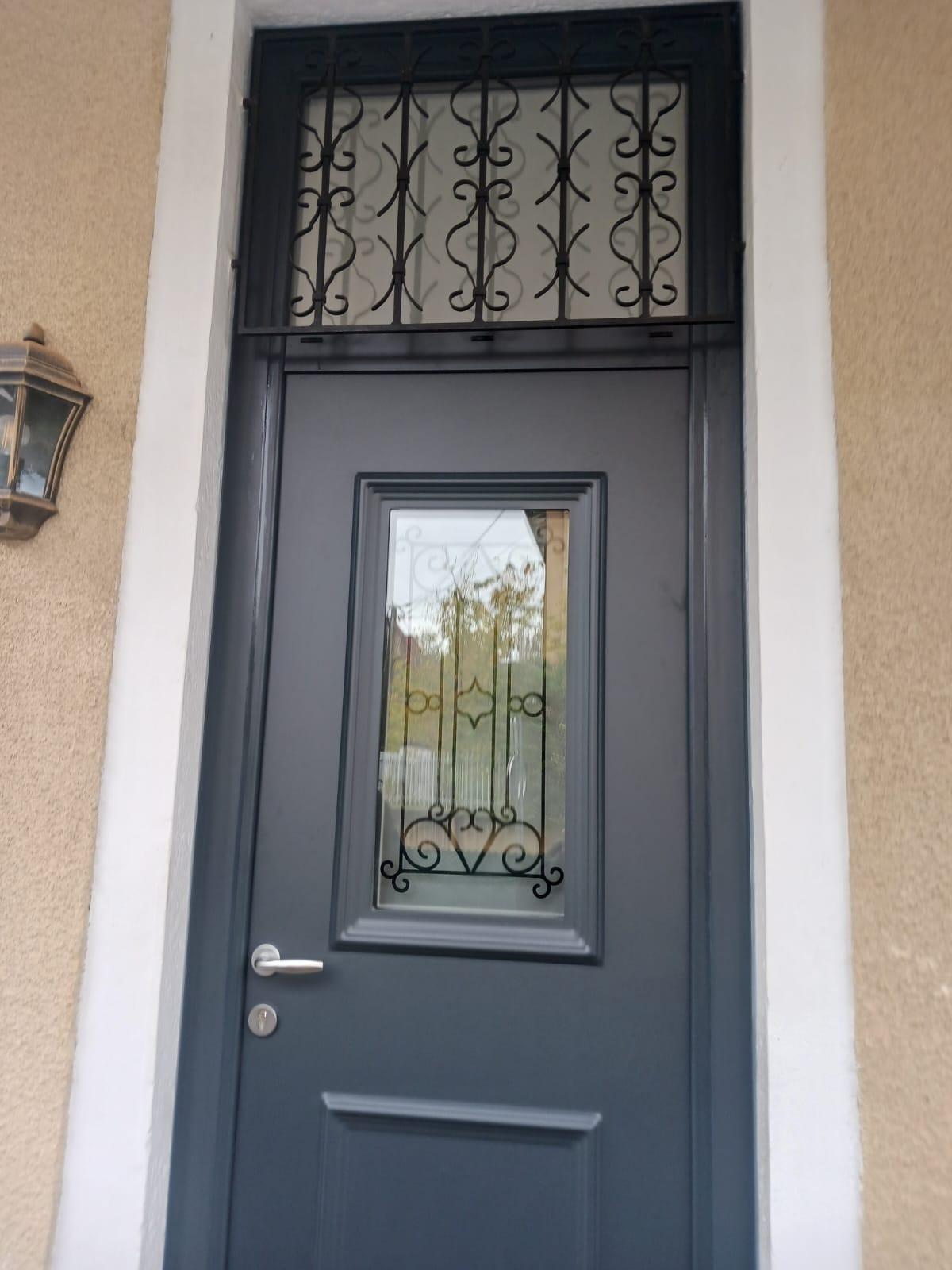 Porte d'entrée aluminium modèle VERSEAU | Multibaie